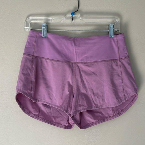 Lululemon speed up shorts high rise size 6 - Picture 2 of 5